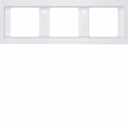 Berker 13737009, Blanc, Thermoplastique, Sans vis, Berker, Brillant, K.1