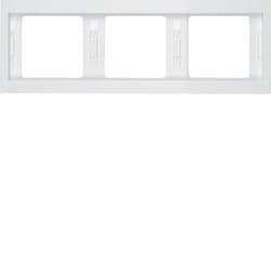 Berker 13737009 Plaque de commutation et obturateur Blanc