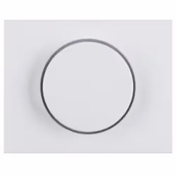 Hager 11357009, Variateur, A monter, Rotatif, Blanc, Plastique, Thermoplastique
