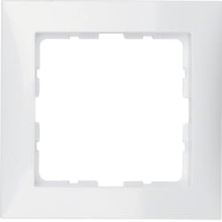 Hager 10118989 Plaque de commutation et obturateur Blanc