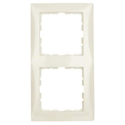 Hager 10128982 Plaque de commutation et obturateur Blanc