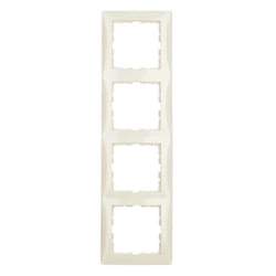 Hager 10148982 Plaque de commutation et obturateur Blanc