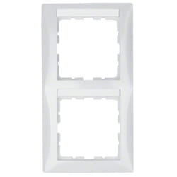 Hager 10128919 Plaque de commutation et obturateur Blanc