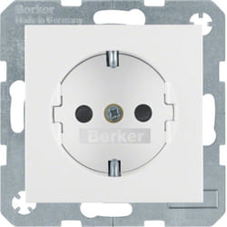 Hager 47238989 Plaque de commutation et obturateur Blanc