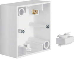 Hager 10418989 Plaque de commutation et obturateur Blanc