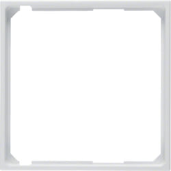 Hager 11098989 Plaque de commutation et obturateur Blanc