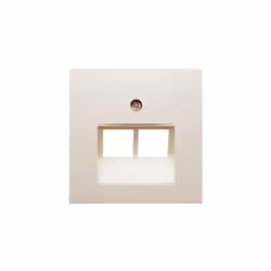 Pièce centrale pour la conception de dat UAE/S/telekom ISDN - Connecteur berker s.1, couleur blanc brillant - Avec 45 ° (sort ...