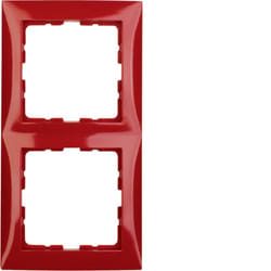 Hager 10128962 Plaque de commutation et obturateur Rouge