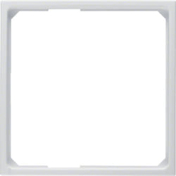 Hager 11099089 Plaque de commutation et obturateur Blanc