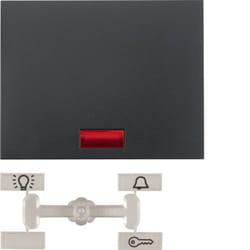 Hager 14157006 prise de courant Anthracite