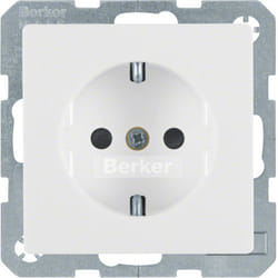 Hager 47236089 prise de courant Blanc