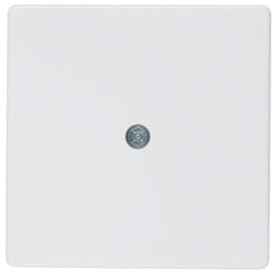 Hager 10196089 Plaque de commutation et obturateur Blanc