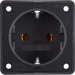 Hager 947782503, Noir, IP44, 10 pièce(s), 250 V