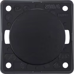 Hager 936562510, Noir, IP44, 55,5 mm, 25 mm, 55,5 mm, 10 pièce(s)