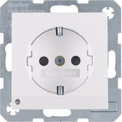 Hager 41098989, Type F, Blanc, Duroplast, Plastique, 250 V, 16 A, 50 - 60