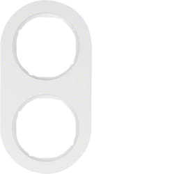 Berker 10122089 Plaque de commutation et obturateur Blanc
