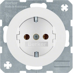 Hager 47432089 prise de courant Type F Blanc