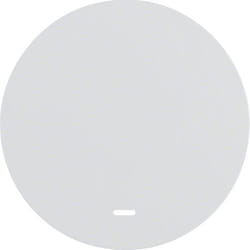Hager 16212089 Plaque de commutation et obturateur Blanc