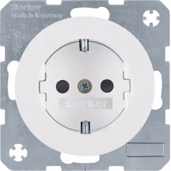Hager 47232089, Type F, Blanc, Plastique, Thermoplastique, 250 V, 16 A, 50 - 60
