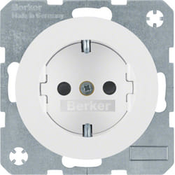 Hager 47232089 prise de courant Type F Blanc