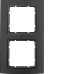 Berker 10123005 Plaque de commutation et obturateur Noir