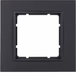Hager 10116626, Anthracite, Plastique, Sans vis, Toutes marques, Mat, 1 pièce(s)