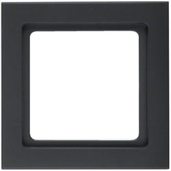 Hager 10116096 Plaque de commutation et obturateur Noir