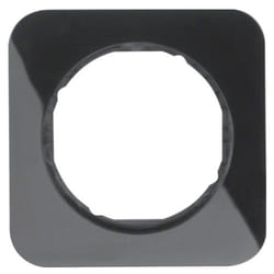 Hager 10112145 Plaque de commutation et obturateur Noir