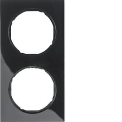 Berker 10122245 Plaque de commutation et obturateur Noir