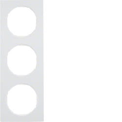 Berker 10132289 Plaque de commutation et obturateur Blanc