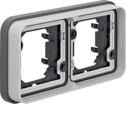 Berker 13293505 Plaque de commutation et obturateur Gris