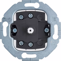 Berker 387703, Bouton, Noir, Gris, Duroplast, Berker Serie 1930/Glas/R.classic, IP20, 71 mm