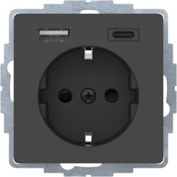 Berker 48046086 prise de courant Anthracite