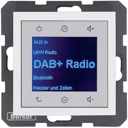 BERKER Matériel électrique dorigine Radio Touch Up DAB S.1B.x pwg