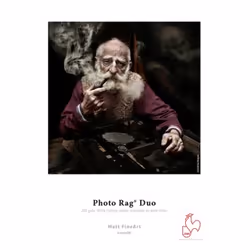 Hahnemühle Photo Rag Duo, Mat, 276 g/m², Jet d'encre, A4, Blanc, 25 feuilles
