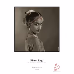 Hahnemühle Photo Rag, Mat, 308 g/m², Jet d'encre, A3+, Blanc, 25 feuilles