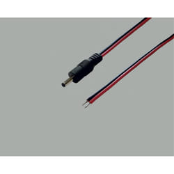 BKL Electronic 072085 câble électrique Noir, Rouge 2 m