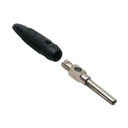 Bkl Electronic - 072150-P Fiche banane mâle, droit ø de la broche: 4 mm noir 1 pc(s) D27991