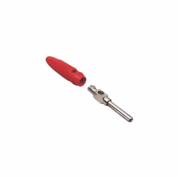 Fiches bananes mâles de Ø 4 mm. Gaine très résistante et connexion par vis. Conditionnement : 1 pc(s) Connexion : à vis Coule ...