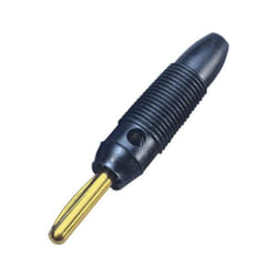 Bkl Electronic - 072150/G Fiche banane mâle, droit ø de la broche: 4 mm noir 1 pc(s) S19448