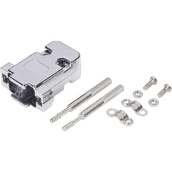 Bkl Electronic - Capot sub-d 25 pôles 10120070 plastique, métallisé 180 ° argent 1 pc(s) D99467