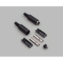 BKL Electronic 0204005 changeur de genre de câble Mini-DIN Noir