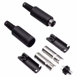 enquête Mini DIN mâle, droit description Mini connecteur DIN en plastique. Les connecteurs ne sont pas adaptés aux réseaux à  ...