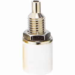 enquête BKL Electronic 072312 Ø de la broche: 4 mm blanc Contenu: 1 pc(s) description Avec capuchon isolé de couleur. Anneau ...