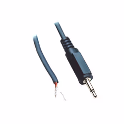 BKL Electronic 1101047, 2,5 mm, Mâle, 1,8 m, Noir