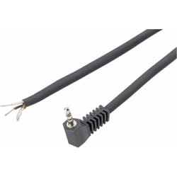 Bkl Electronic - Jack 2.5 mm mâle, coudé 1101053 Nombre de pôles: 3 stéréo noir 1 pc(s) D21585