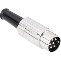 Din mâle, droit Bkl Electronic 0208023 Nombre de pôles: 5 argent 1 pc(s)