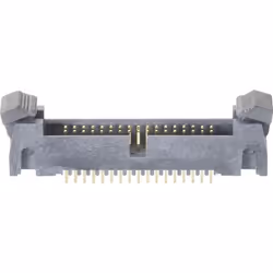 enquête Pas de 1,27 mm Ce texte a été traduit par une machine. description Embase type HE10 doite pour montage sur circuits i ...
