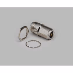 BKL Electronic 0404044, Prise jack N, Femelle/Femelle, 50 Ohm, Argent, 0,035 g