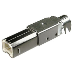 Bkl Electronic - Connecteur usb 2.0 mâle a type usb b mâle, droit à souder D14753